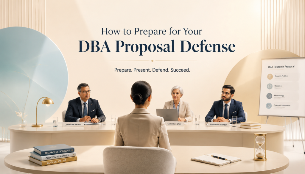 Your DBA Proposal Defense: A Complete Guide Your DBA Proposal Defense: A Complete Guide
