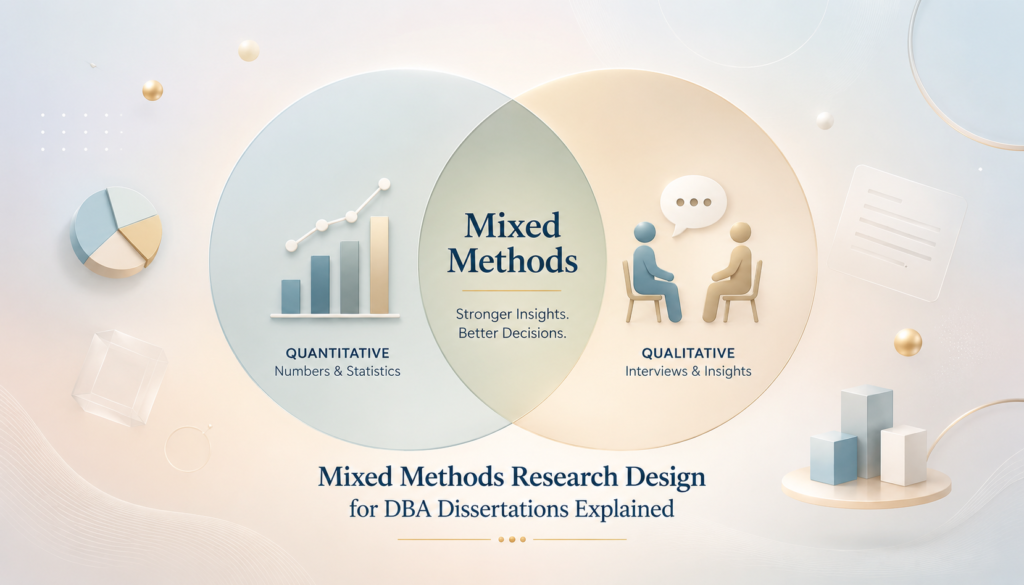 Mixed Methods Research Design for DBA Dissertations: The Complete Guide