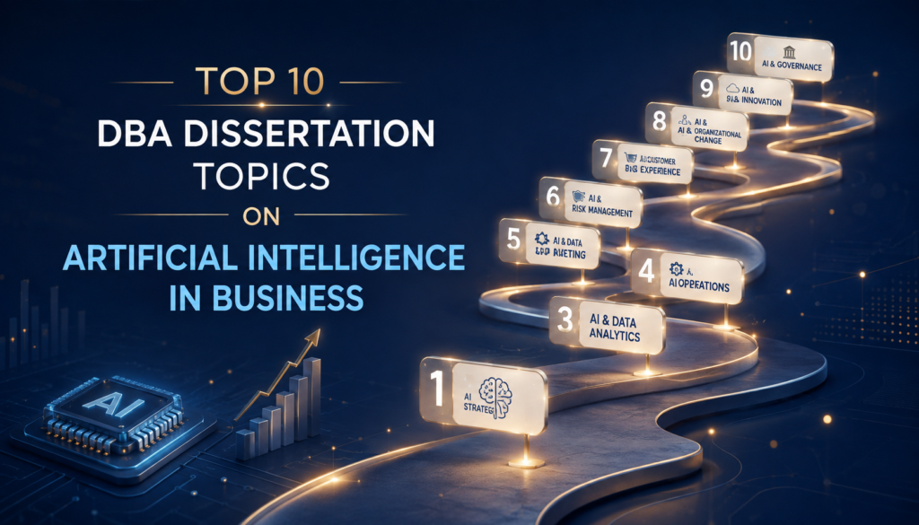 10 Powerful DBA Dissertation Topics on AI in Business