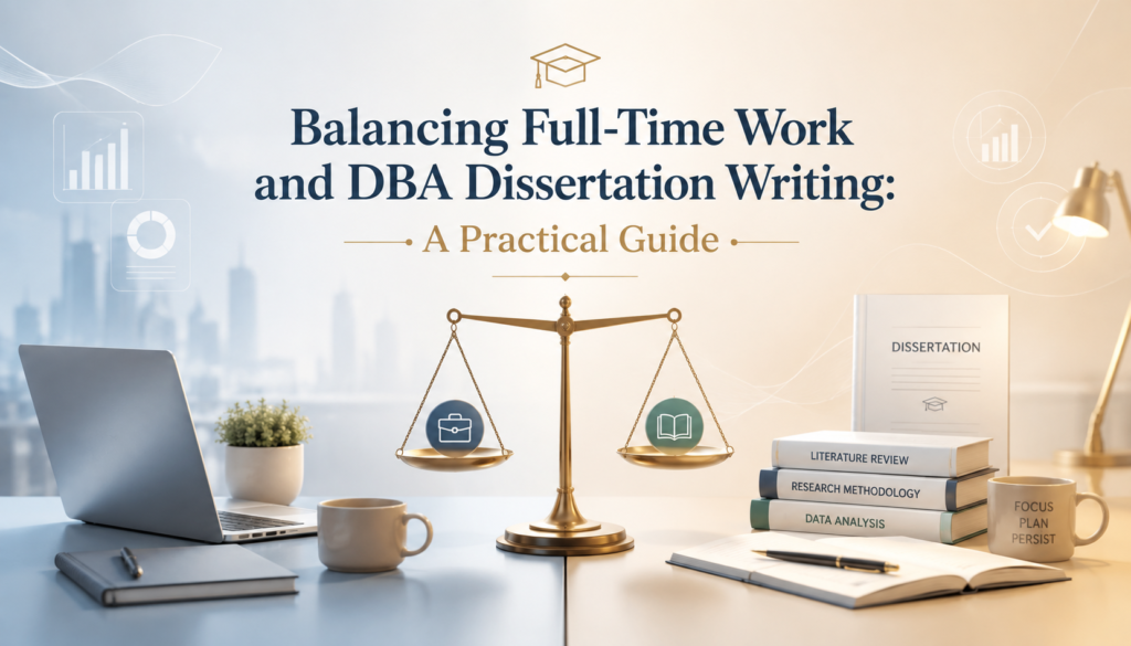 DBA Dissertation Writing While Working: The Ultimate Time Management Guide